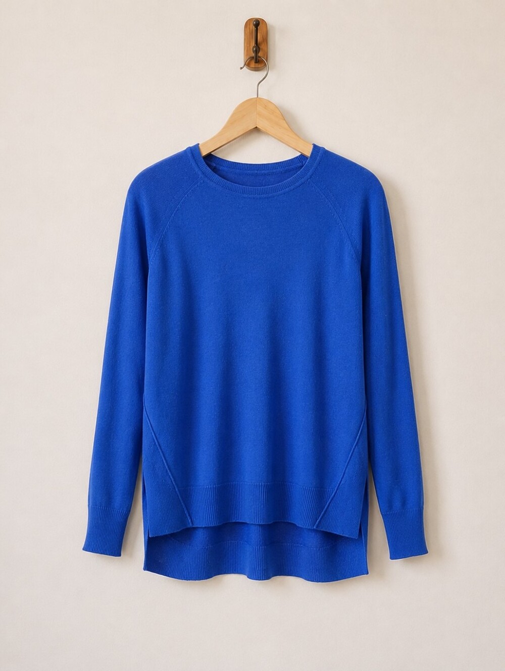Zara Knit Crewneck Pullover Sweater - Blue